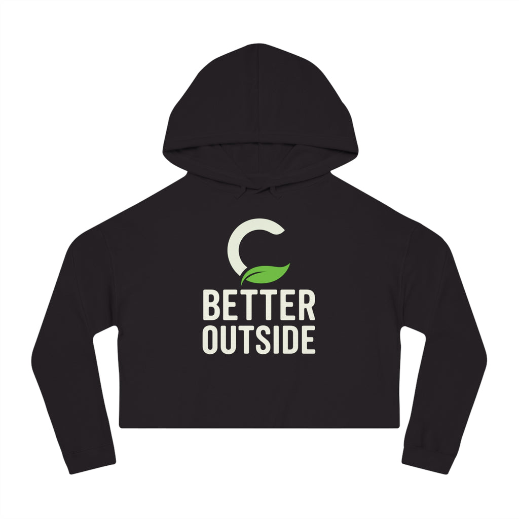 Better Outside - Women’s Cropped Hooded Sweatshirt