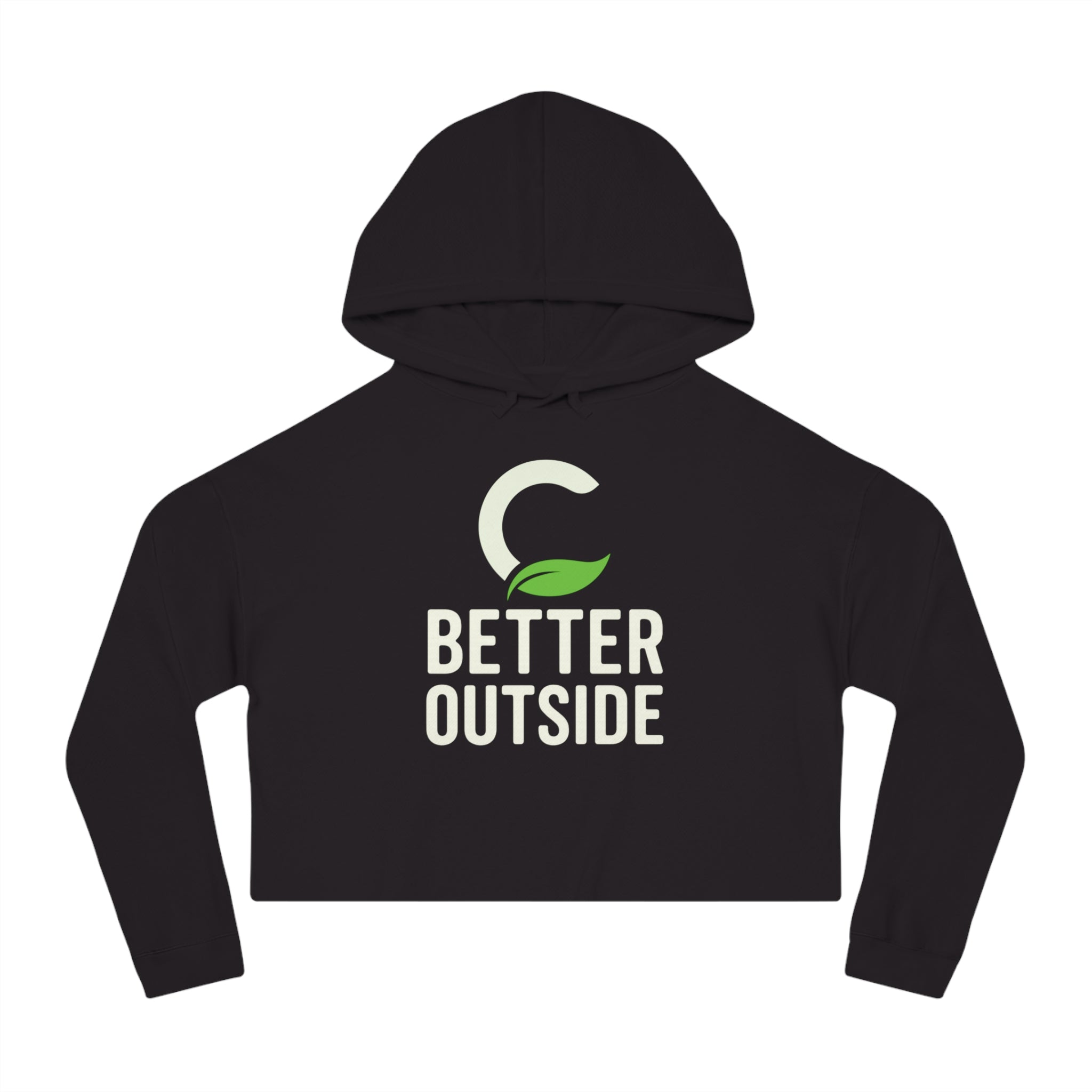 Better Outside - Women’s Cropped Hooded Sweatshirt