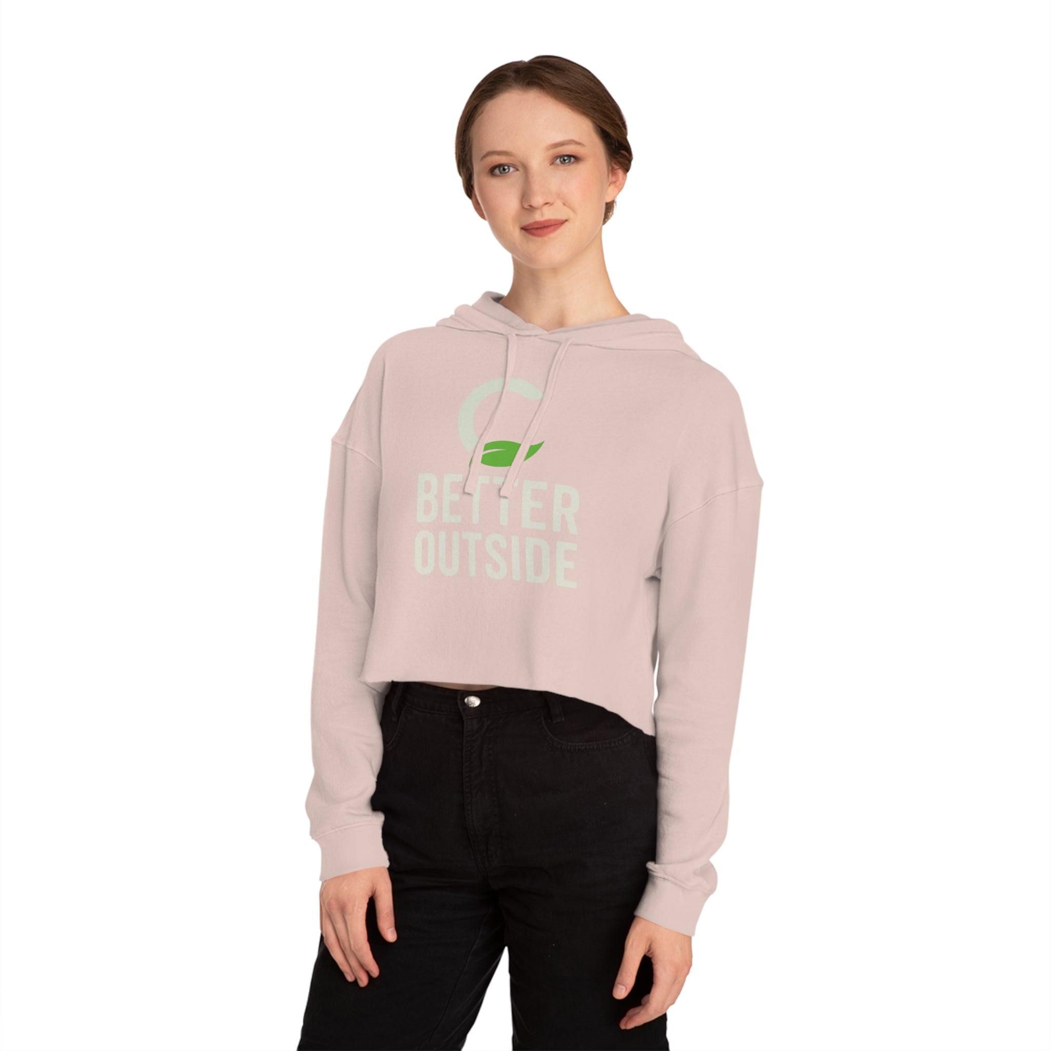 Better Outside - Women’s Cropped Hooded Sweatshirt