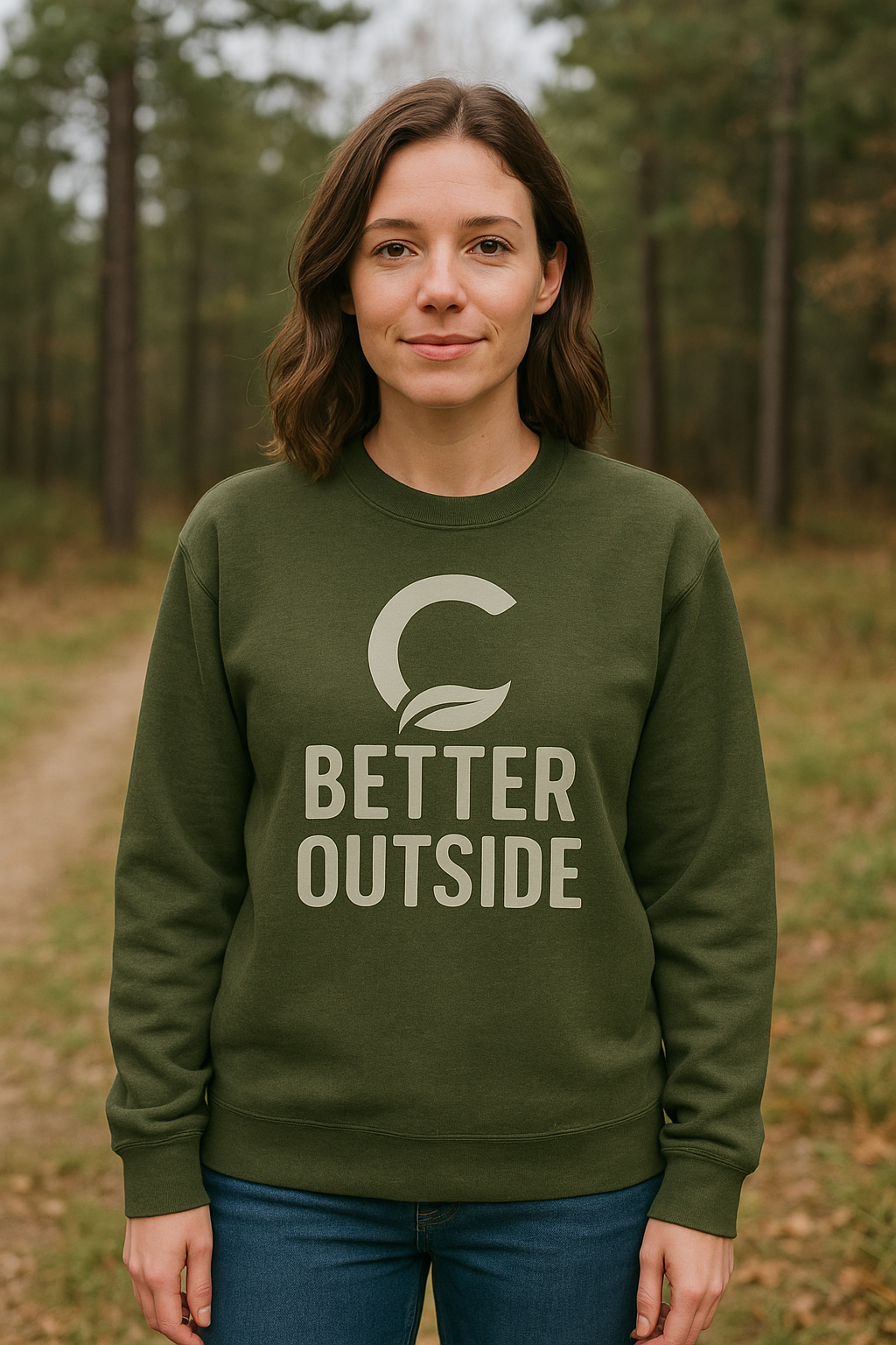 Better Outside - Unisex Crew Neck Sweatshirt
