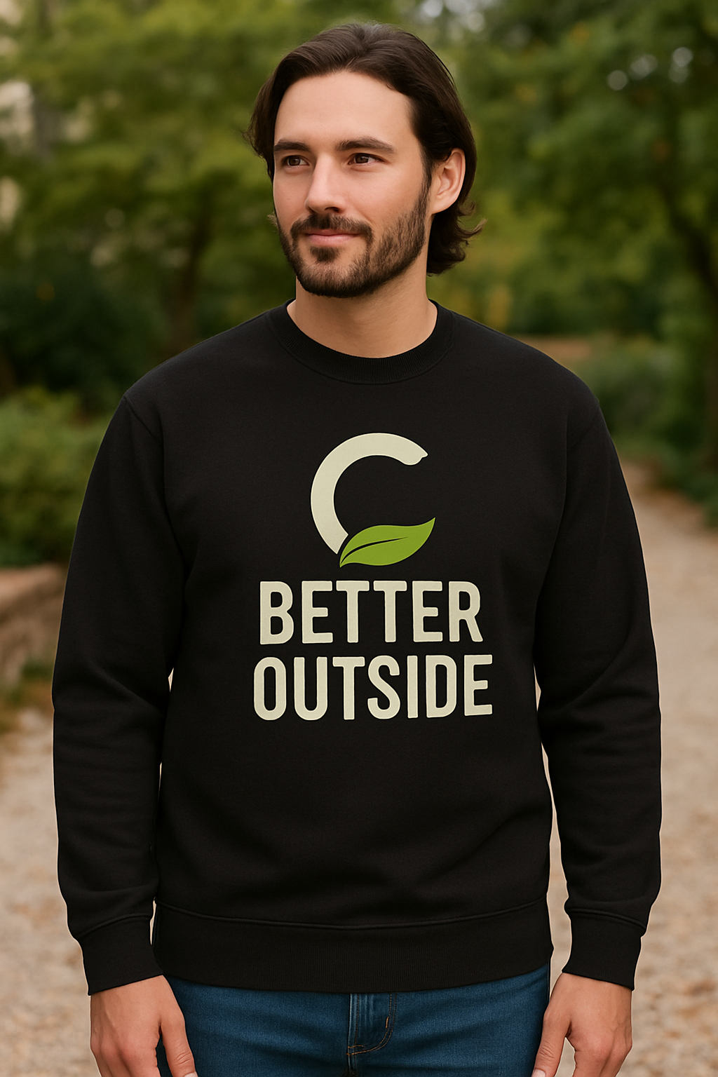 Better Outside - Unisex Crew Neck Sweatshirt