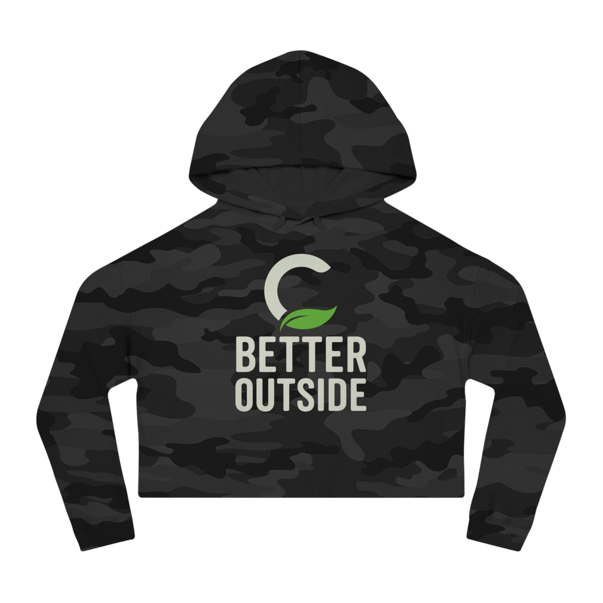 Better Outside - Women’s Cropped Hooded Sweatshirt